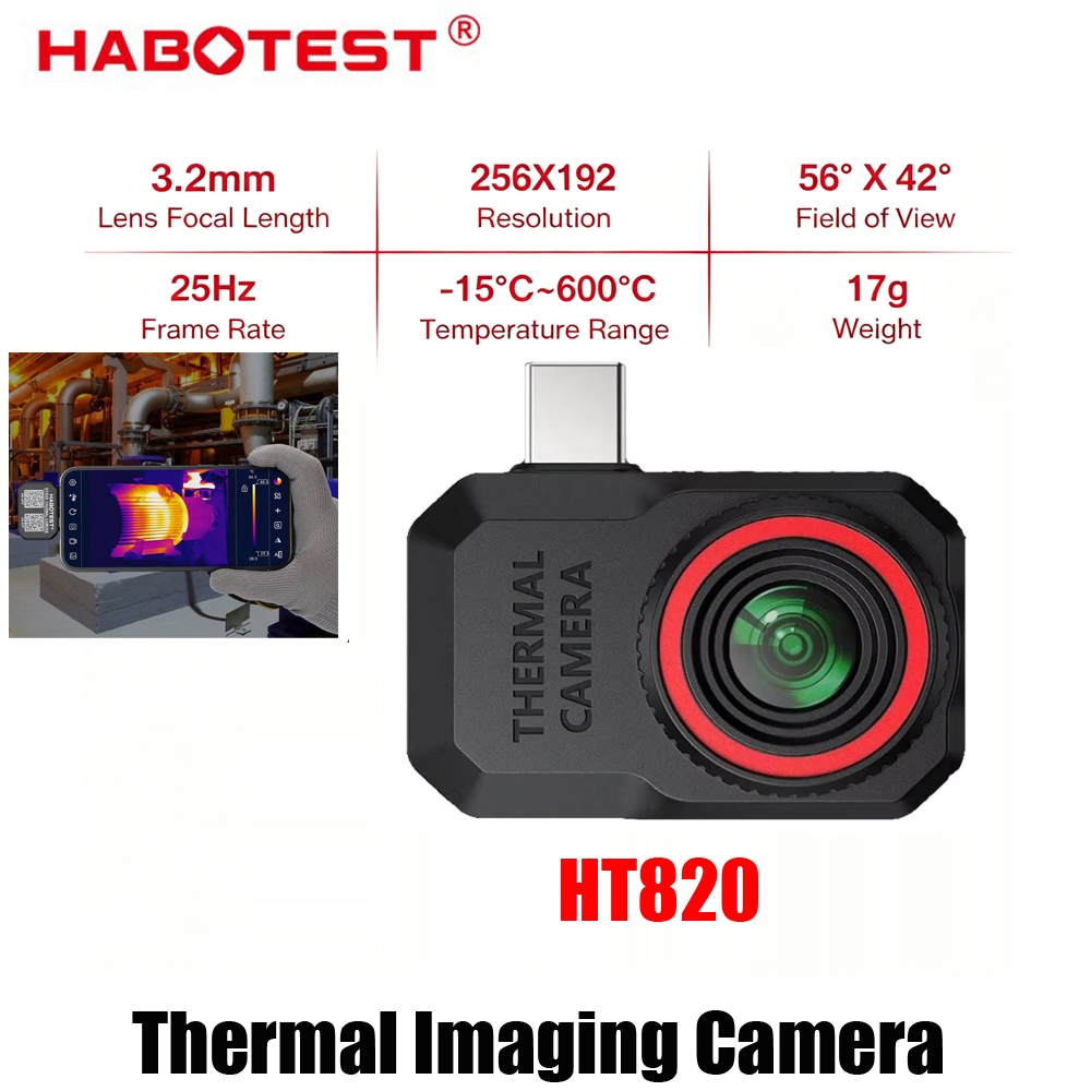 Thermal Imaging Camera 256X192 - Nowa kamera termowizyjna HABOTEST HT820 do