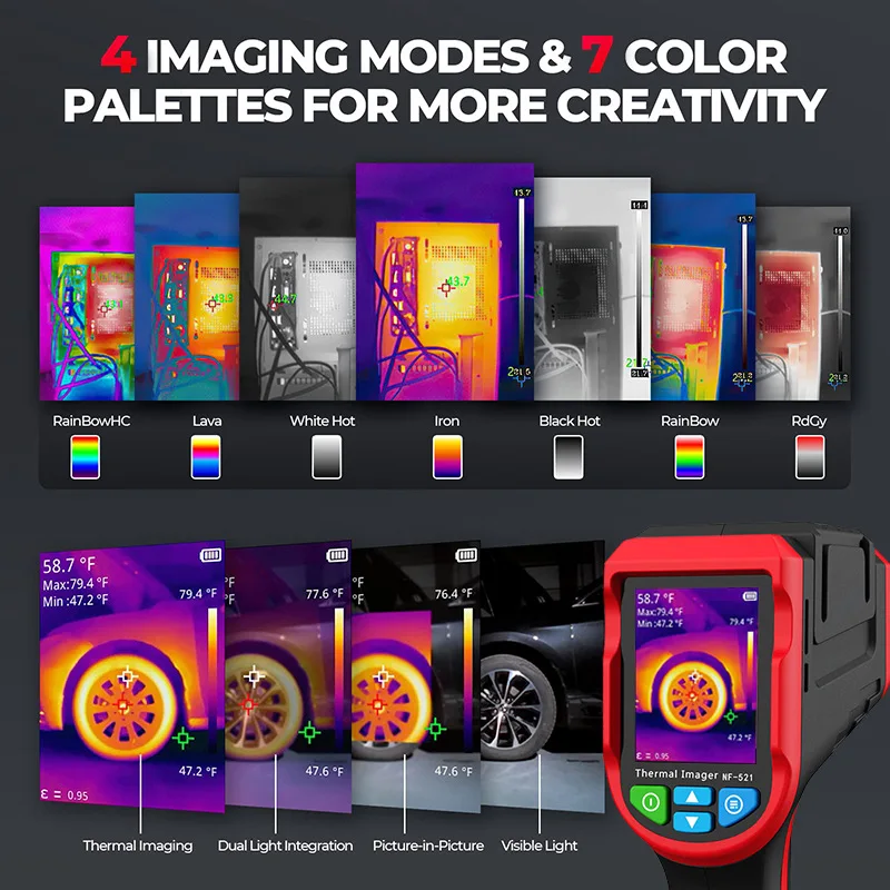 NOYAFA NF-521 Ręczna Kamera Te – Nf 521 Thermal Imaging Camera recenzja i cena